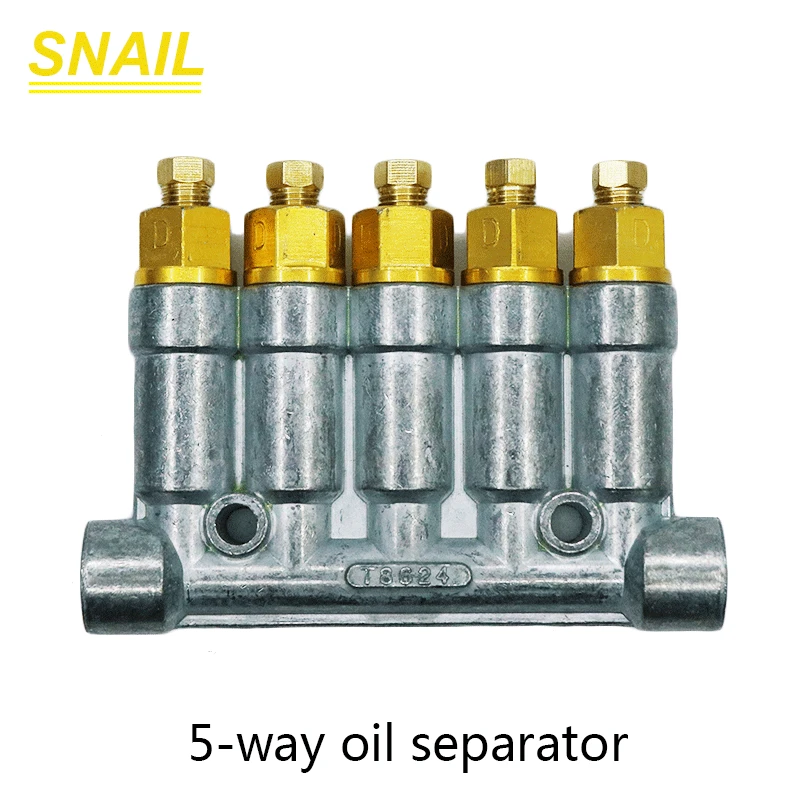 

Thin oil grease Oil distributor 5 way Lubrication for rails