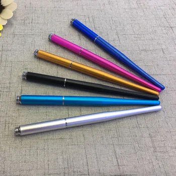 

Touch Screen Pen Sharp-tailed Disc Pen Conductive Cloth Head Suction Cup Two-in-one Stylus Pen Metal Capacitor Pen