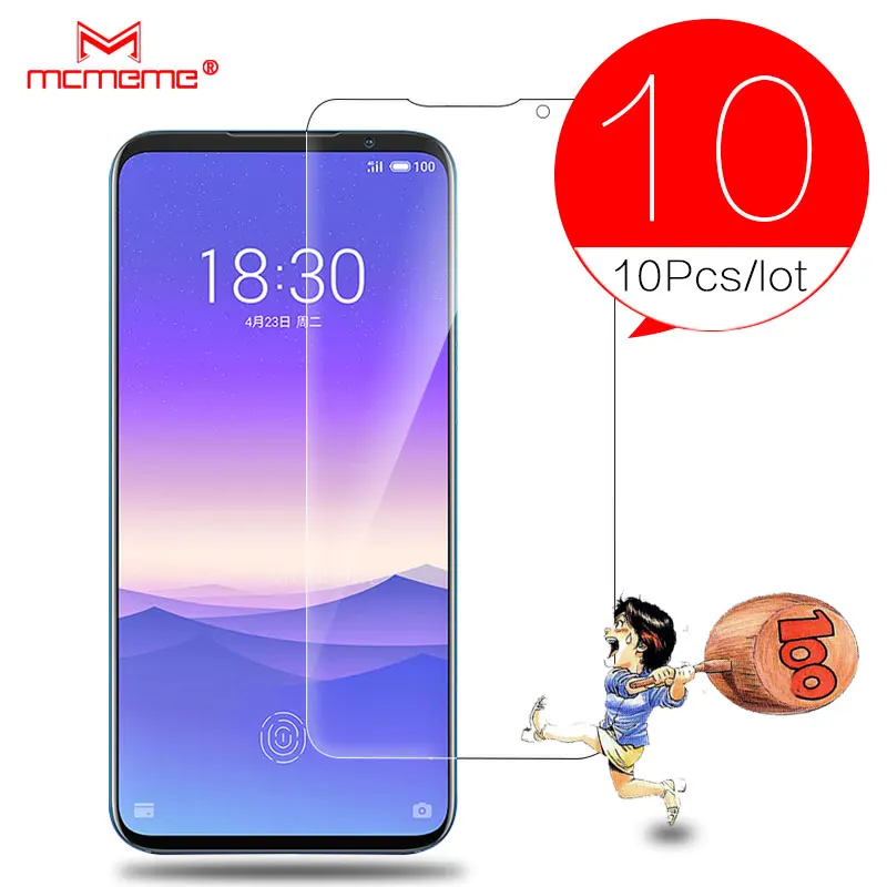 

10Pcs/lot For MEIZU 16s Tempered Glass 9H Phone Screen Protector Ultra-thin Clear Protective Film For MEIZU 16 s 16s Glass