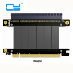 PCI-E Gen3.0 16x до 16x Riser card 10 см 20 см 50 см PCI-Express PCI-E X16 удлинитель прямоугольный локоть дизайн адаптера