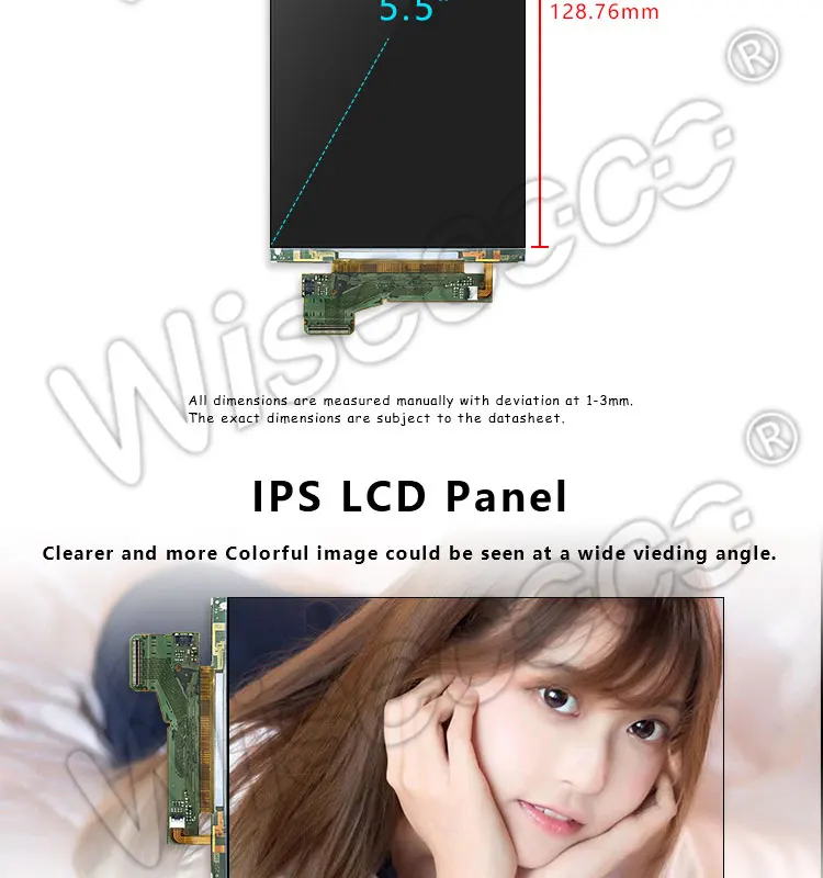 ips tela mipi placa de motorista ultra claro 4k display