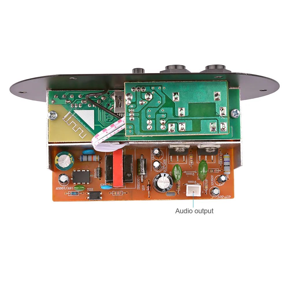 AOSHIKE Subwoofer tablero amplificador 12 V 12 V 220 V 30 W Doble micrófono Bluetooth amplificador de Audio de coche sonido de cine en casa sistema de AOSHIKE Subwoofer tablero amplificador 12 V 12 V 220 V 30 W Doble micrófono Bluetooth amplificador de Audio de coche sonido de cine en casa sistema de