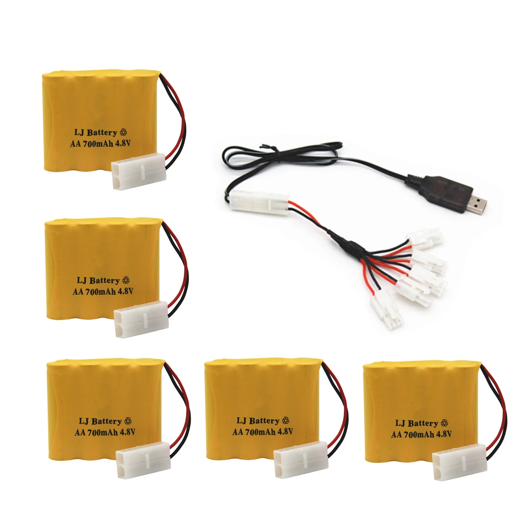 4 8 V 700mAh Ni Cd Батарея штекером Tamiya с 5 в 1 Зарядное устройство для дистанционного