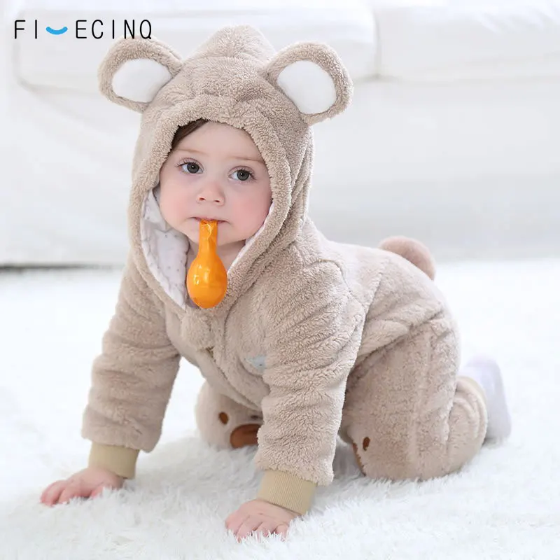 

Baby Bear Costume Animal Cartoon Cosplay Kigurumi Cute Onesie Warm Winter Suit Childer Boy Girl Flannel Winter Warm Fancy Outfit