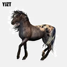YJZT 12 CM * 13,5 CM Personalisierte Tier Pferd PVC Nizza Qualität Auto Aufkleber Aufkleber 5-0735(China)