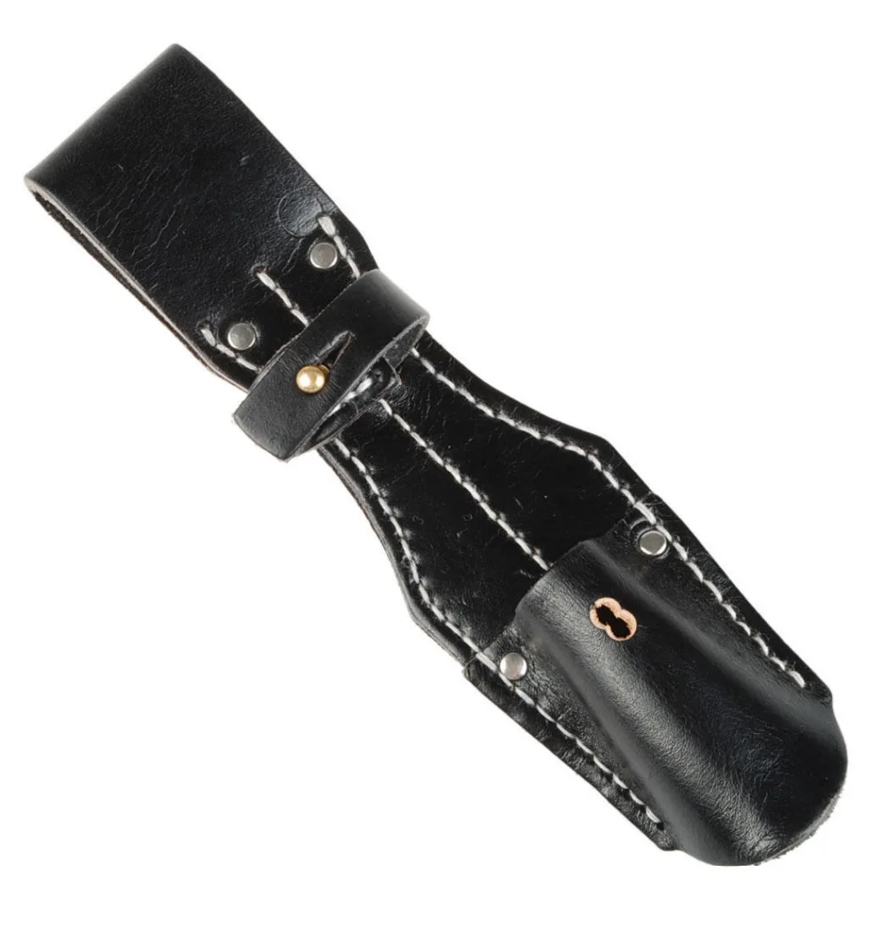 

WWII WW2 GERMAN 98K BAYONET LEATHER FROG BLACK