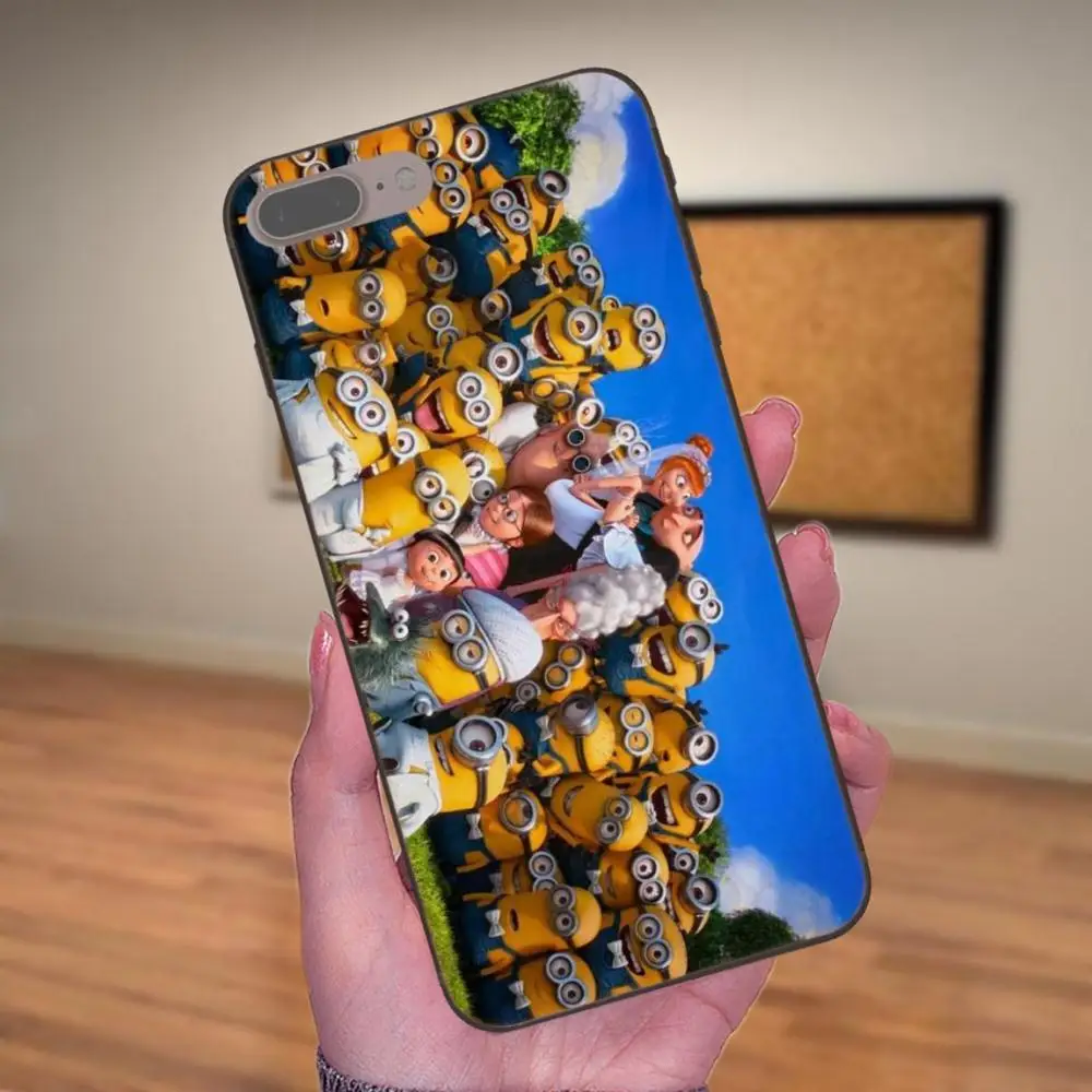 Чехол для телефона из ТПУ с кожаным покрытием футбольные Миньоны Huawei Honor Enjoy Mate Note