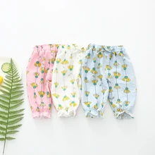 BNWIGE/летние штаны для малышей хлопковые леггинсы с принтом для маленьких девочек штаны для новорожденных мальчиков Одежда для маленьких девочек детские брюки