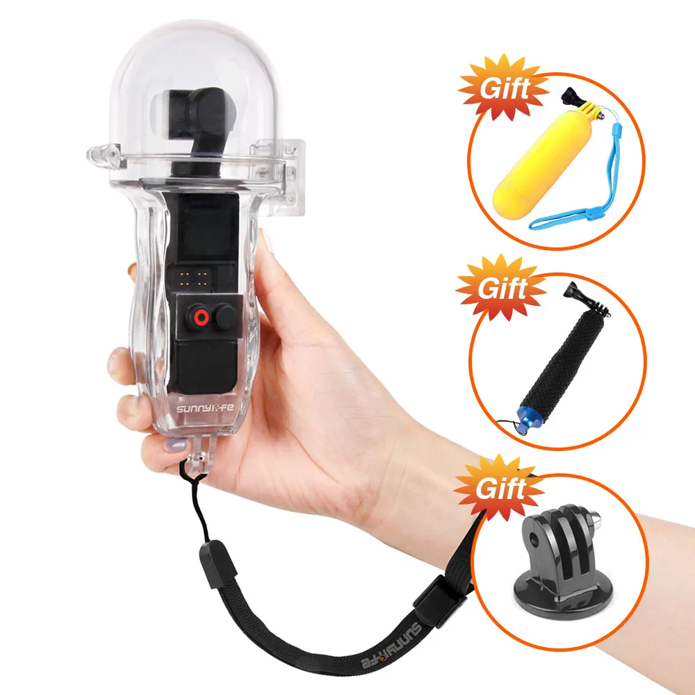 

DJI OSMO Pocket Case PC 60m Handheld Gimbal Diving House Waterproof Vlog Camera Protective Shell For DJI OSMO Pocket Accessorie