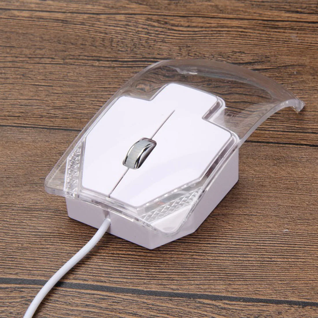 Etmakit NewestTransparent 1,3 м Проводная мышь тихий геймер Красочный светодиодный энергосберегающая светящаяся игровая мышь Мыши для настольного ноутбука