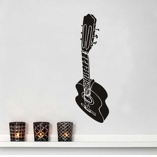 Buy Guitar Wall Stickers Decal Kids Room Living Room Bedroom Home Decoration