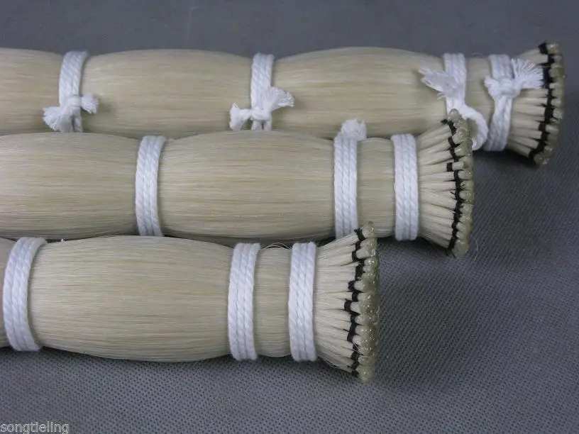 Beste 250g AAA viool altviool cello Mongolië natuurlijke witte boog haar paardenstaart haar lengte 94 cm