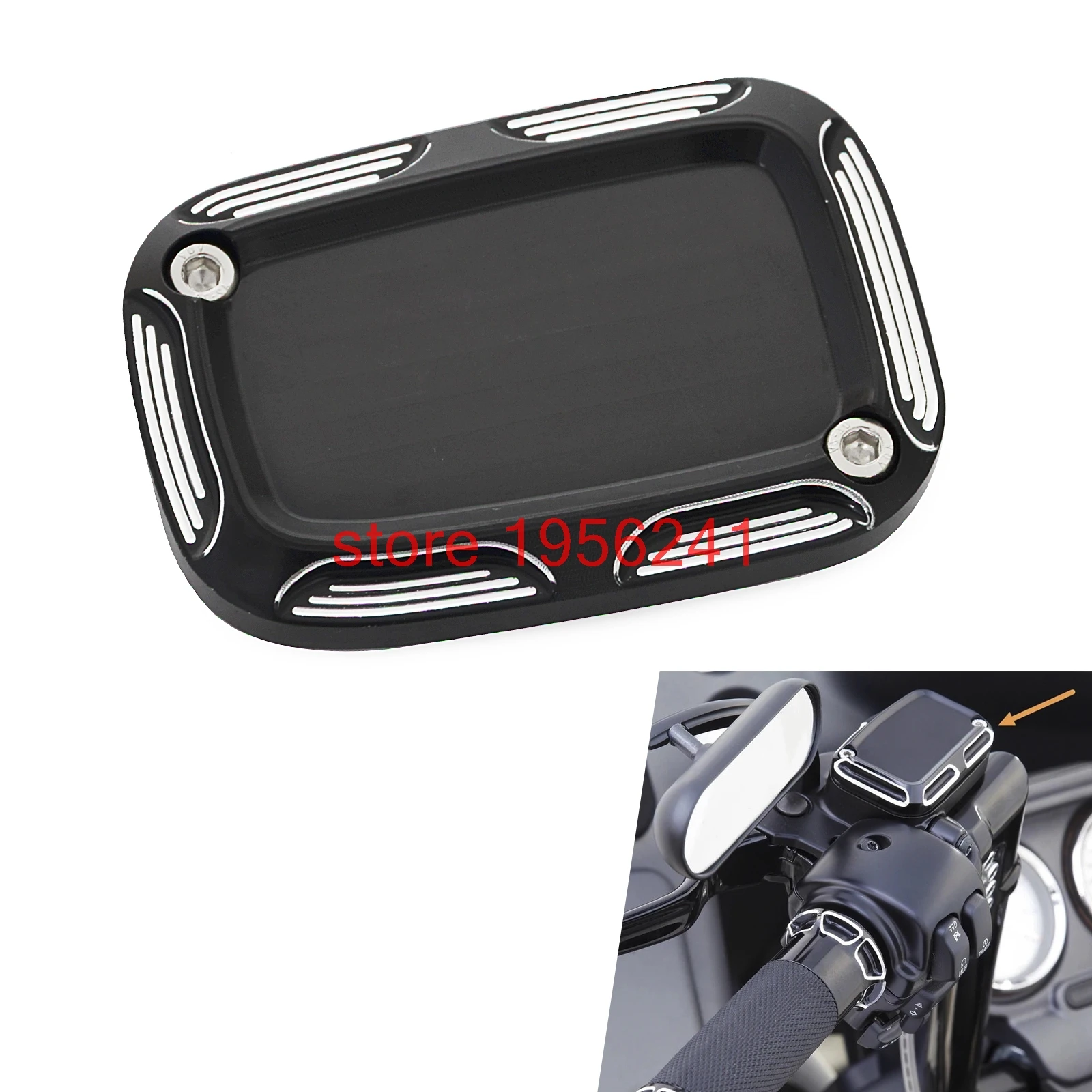 

Edge Cut Clutch Master Cylinder Cover For Harley Street Glide FLHX FLHXS CVO VRSCF VRSCDX VRSC 2006-Up Ultra Limited FLHTK