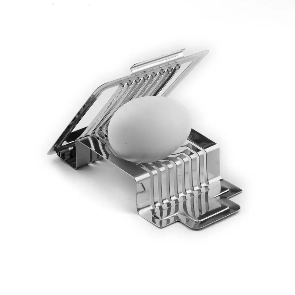 

1PC Stainless Steel Egg Cutter Multifunctional Fruit Slicer Kitchen Supplies for eggs salted eggs strawberries bananas
