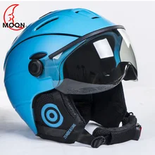 MOON Cycling helmet Skiing Helmet Integrally-Molded PC+EPS CE Certificate Ski Outdoor Sports Ski Snowboard Skateboard moon ce certificate skateboard helmet integrally molded goggles skiing helmet men women outdoor sports snowboard helmet m l xl