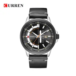 CURREN 8307 relogio masculino часы Сurren для мужчин Военная Униформа кварцевые часы s часы лучший бренд роскошные кожаные спортивные наручные