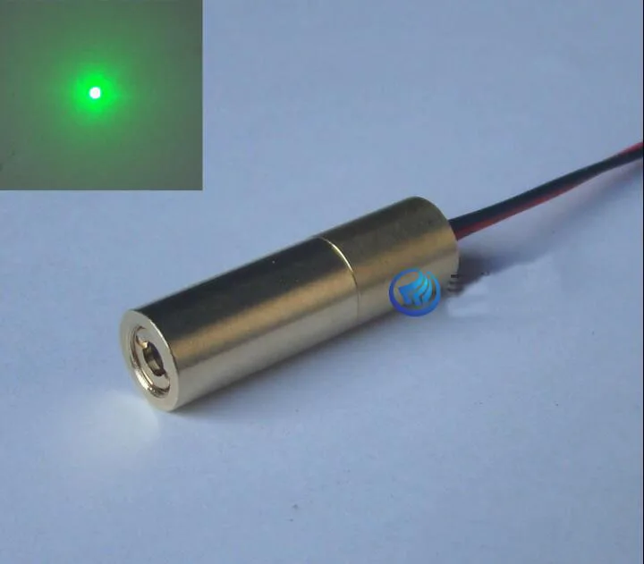

10mm diameter 20mW 532nm green laser module point positioning green laser head emitter