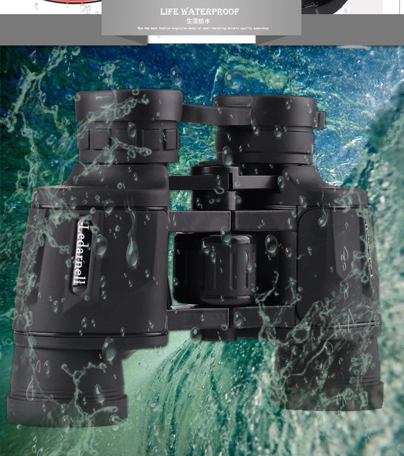 

Ledarnell binoculars 8X40 Professional Hunting Telescope Zoom High Quality Big Clear Vision No Infrared Waterproof Binocular