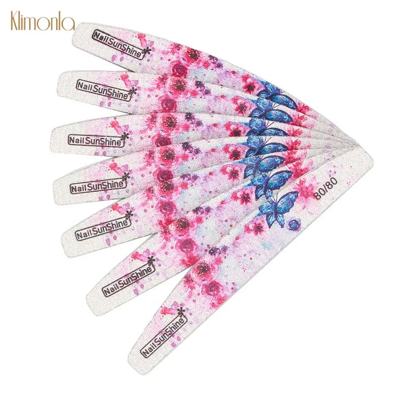 

25Pcs/Lot Nail Files Buffer Block Thick Sandpaper Sanding Nails UV Gel For Manicure Salon Boat Nail Care Tools