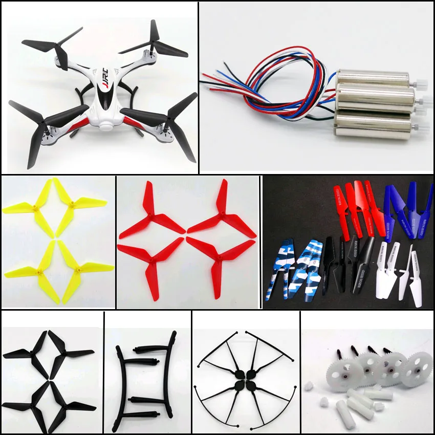 H31 Motor gears main gear propeller engines upgrade blades for jjrc H31 rc font b drone