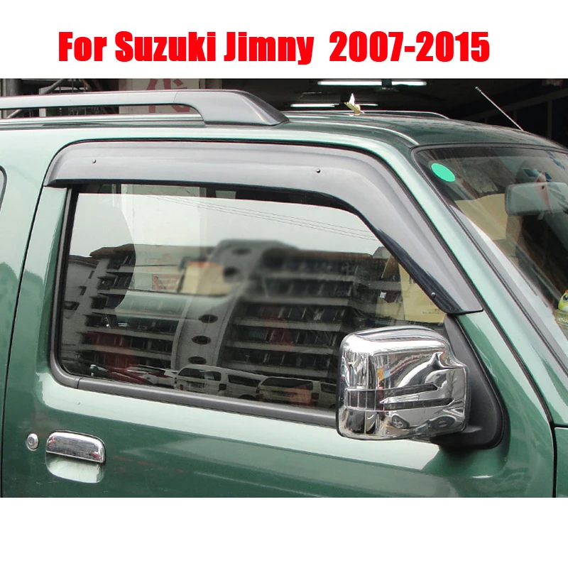 Для Suzuki Jimny автомобильный оконный козырек ветровой ДЕФЛЕКТОР дождь солнцезащитный козырек защитная крышка ABS тенты укрытия крышка автомобильные аксессуары 2007