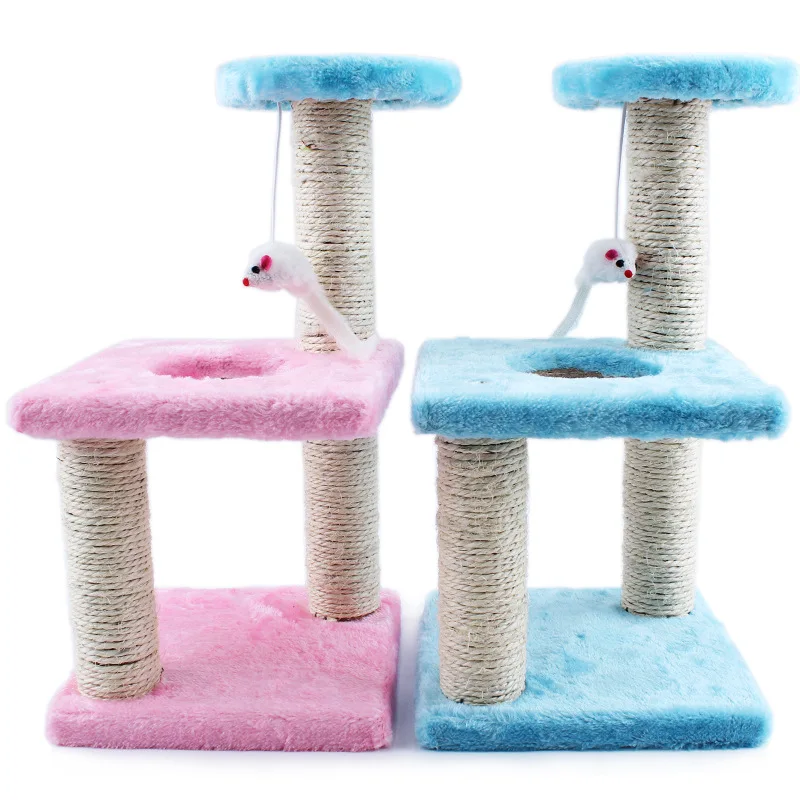 

Creative Pet Cat Three square plate scratcher rack Claws grinding Toy Pet Toy cat furniture For Cats Kittens 072204