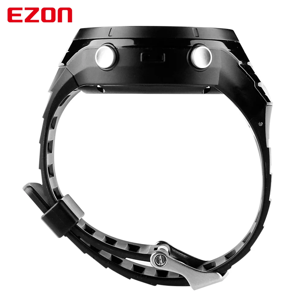 EZON T033 монитор сердечного ритма спортивные фитнес-часы Bluetooth gps трекер Шагомер альтиметр барометр наручные часы с нагрудным ремешком