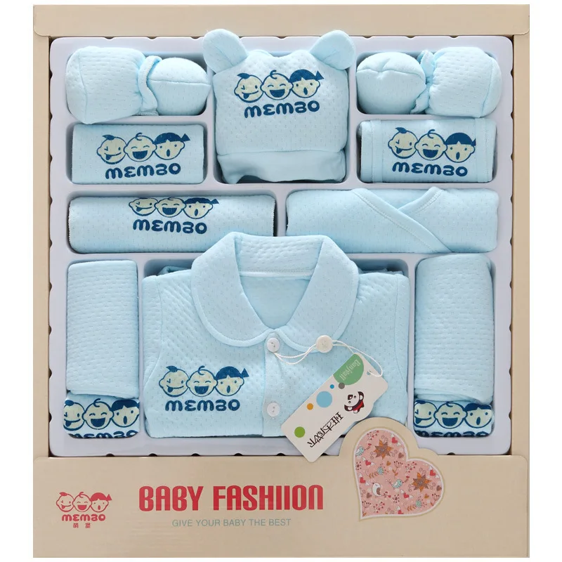 18pcs//Lot cotton newborn infant Clothes Set original baby Boy Girl Clothing gift
