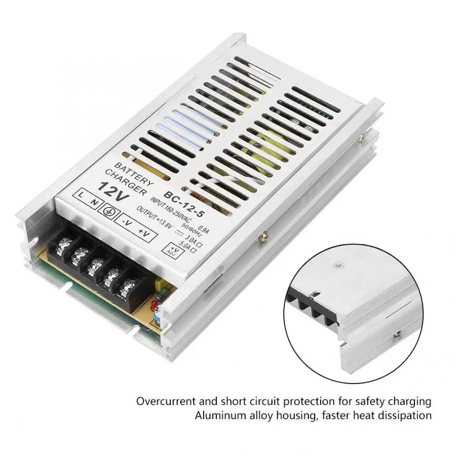 12V генератор зарядное устройство алюминиевый чехол свинцово-кислотная батарея зарядки Модуль ГЕНЕРАТОР ЗАПЧАСТИ