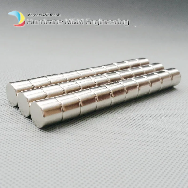 

1 pack Grade N35 NdFeB Disc Magnet Diameter 6x5 mm Jewelry magnet Neodymium Permanent Magnets NiCuNi Plated Axially Magnetized