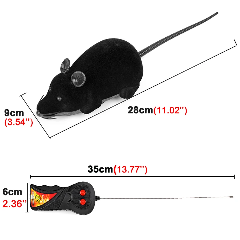 3 цвета беспроводной пульт дистанционного управления игрушечная Мышка для кошки электронная радиоуправляемая Крыса мышь животное интерактивная игрушка для домашних животных для собаки C