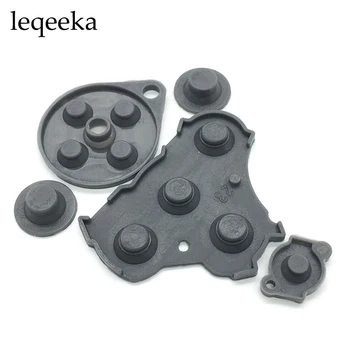 

100sets Black High quality For Nintendo GameCube NGC Controller Conductive rubber Silicone Button Pad Replacements
