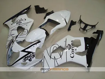 

New ABS Injection Molding motorcycle Fairings For Suzuki GSX-R1000 K3 2003 2004 03 04 Fairing bodywork set custom nice white