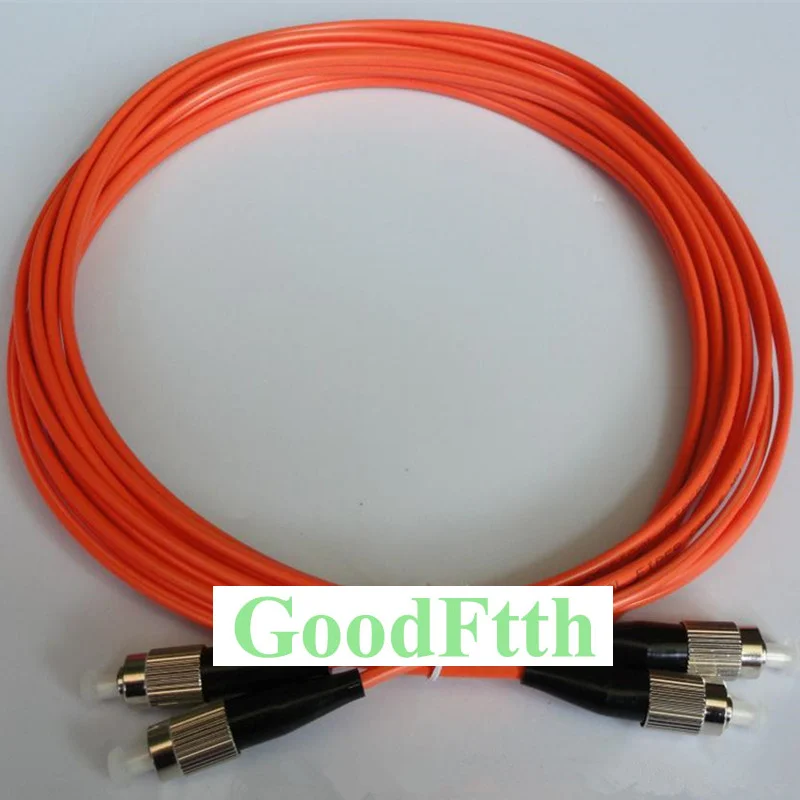 Fiber Patch Cord Cable FC-FC Multimode OM2 50/125 Duplex GoodFtth 20m 25m 30m 35m 40m 50m 60m 70m 80m 100m