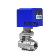 G1/" AC/DC 12 V/24 V из нержавеющей стали моторизованный шаровой клапан, 2 варианта фиксированного типа Электрический шаровой клапан