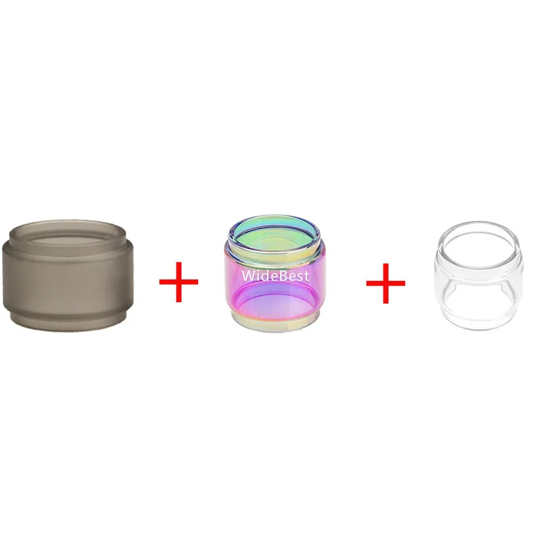 

3PCS Original Size Pyre Glass Tube for coilart mage gta Colorful Fatboy Acrylic glass (1 piece Acrylic+1 Bubble+1 Rainbow)