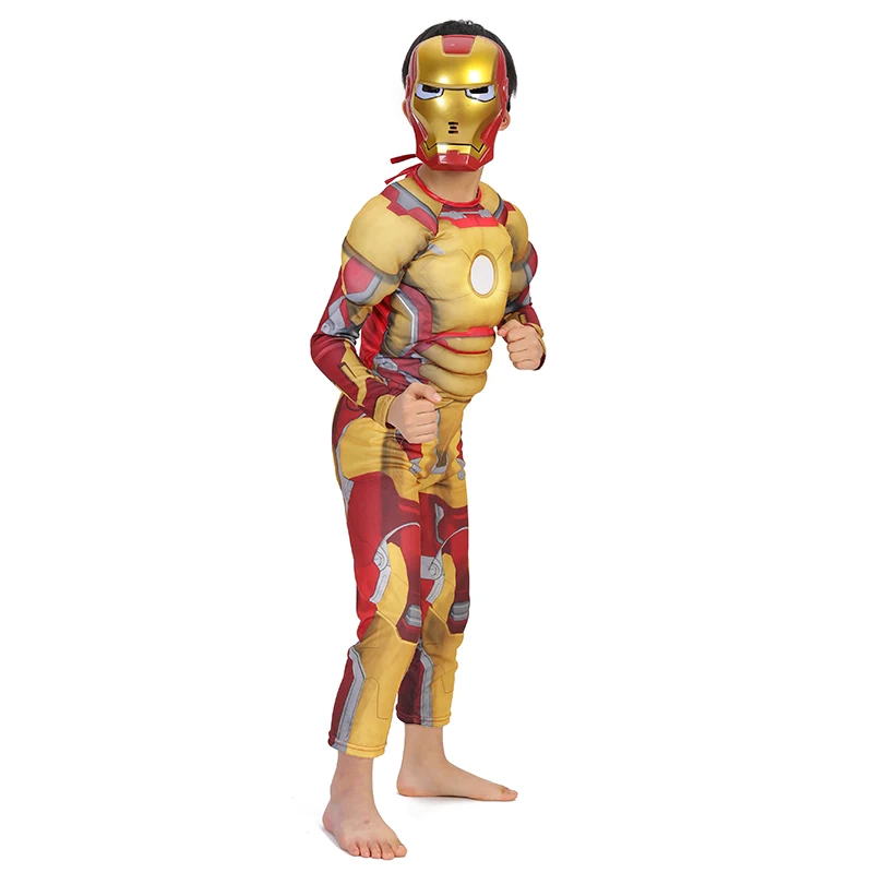 cosplay costume iron man costume fancy dress costumes for kids ironman halloween costumes for Children Avengers boys anime
