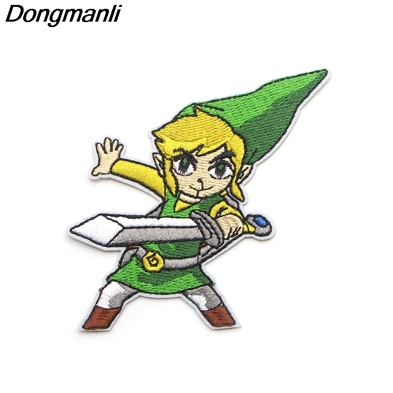 

P3734 Dongmanli Embroidered Anime Sew Iron on Applique Badge for Clothes T-shirt backpack