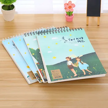 

1pcs BZNVN A4 cartoon blank sketch of the coil of the graffiti this painting (TIE) 50 sheets of 100 K004