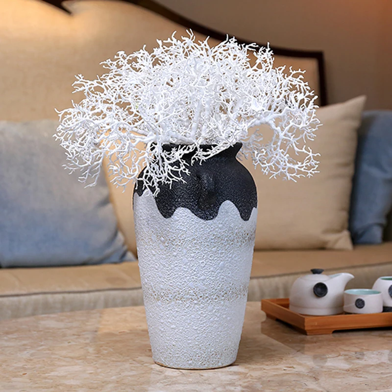 

FUNIQUE Peacock Coral Branches Three-color Simulation Flower Plastic Fake Branches Flower Arrangement Artificial Plants 40cm