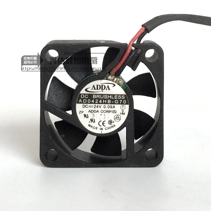 Охлаждающий вентилятор для сервера ADDA AD0424HB G70 (T) DC 24 В 0 09a 40x40x10