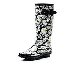 2017 Limited New Arrival Medium b m Boots Botas Mujer Women s Fashion Cartoon Ladies Waterproof