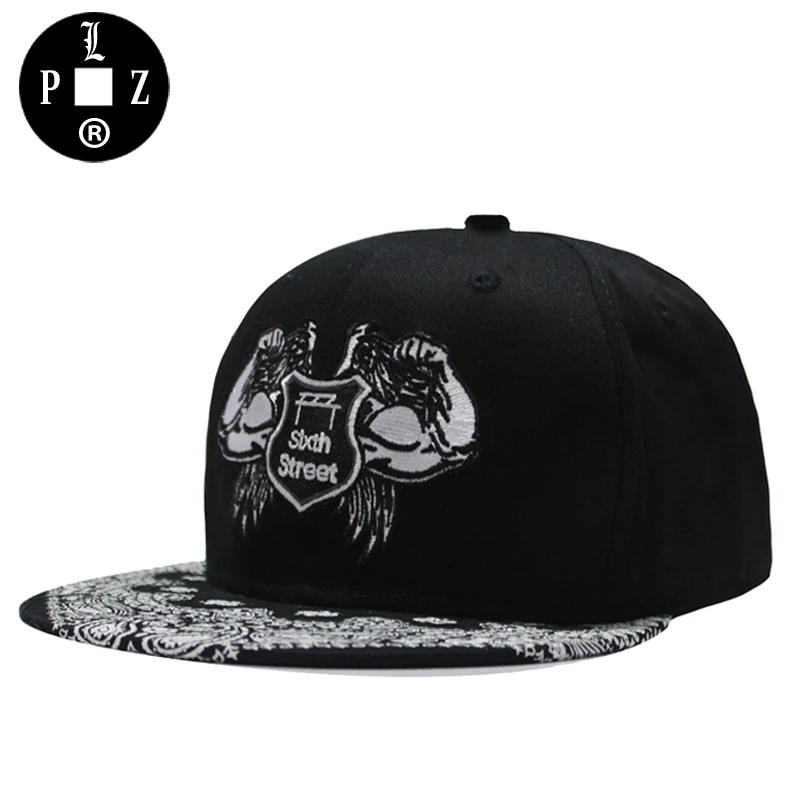 Плз хип-хоп snapback бейсболки Мужская мода уличные тренировки мышцы шляпы вышитые цветы кешью печатных шляпы для мужчин Плз хип-хоп snapback бейсболки Мужская мода уличные тренировки мышцы шляпы вышитые цветы кешью печатных шляпы для мужчин