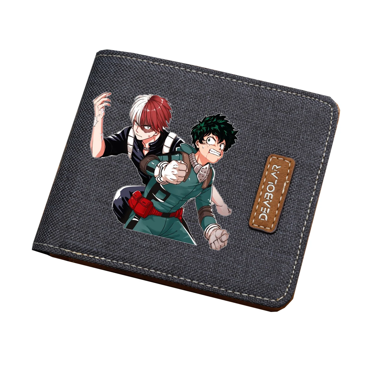 Бумажники с героями мультфильма «Мой герой» Boku no Hero Academy Izuku Midoriya, короткий кошелек, студенческий кошелёк для монет