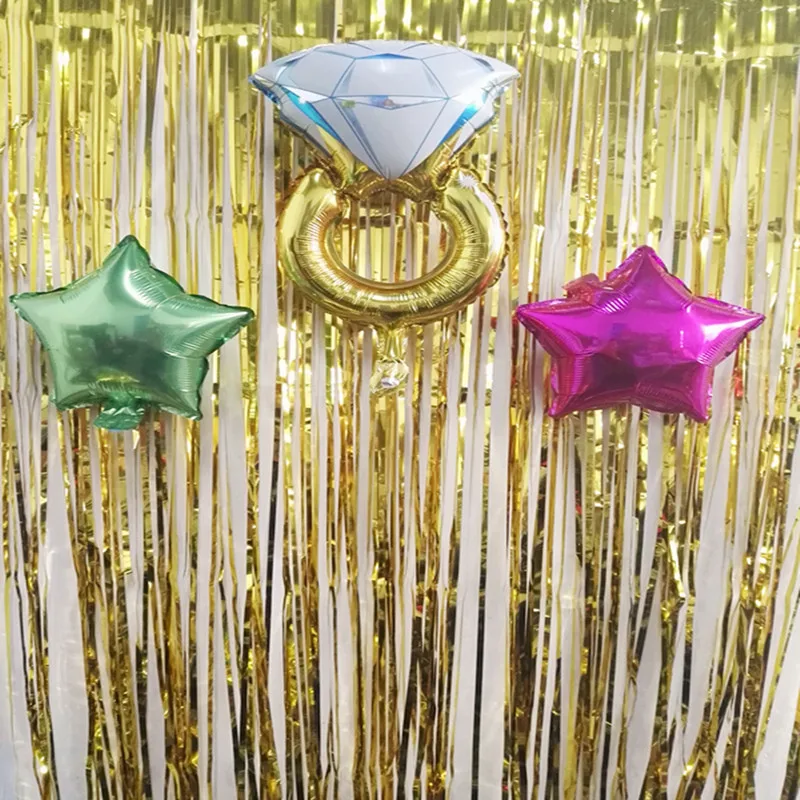 foil fringe curtain141