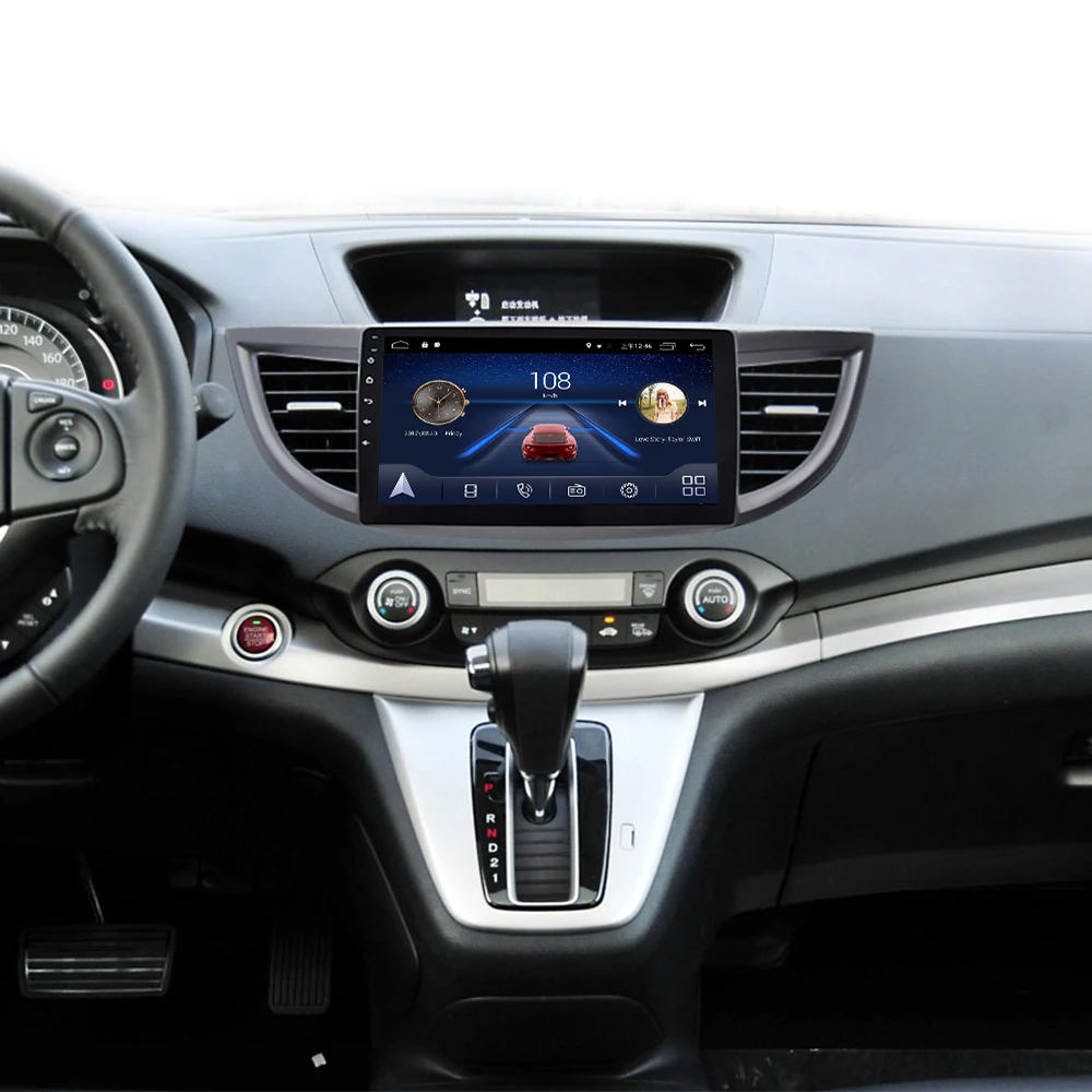 4G Lte Android 9,0 Автомобильный мультимедийный навигатор gps dvd-плеер для Honda CRV 2012 13 14 15 16 лет ips экран Радио стерео