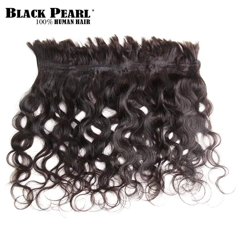 Black Pearl Pre Colored Brazilian Body Wave Human Hair Bundles
