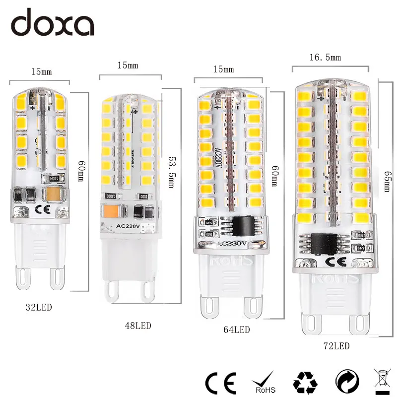 G9 LED Bulb Lamp 110V 220V 2W 3W 5W lampara 32LED 48LED 64LED 72LED leds Lampada Replace 25W 40W 50W G9 Halogen For Chandelier G9 LED Bulb Lamp 110V 220V 2W 3W 5W lampara 32LED 48LED 64LED 72LED leds Lampada Replace 25W 40W 50W G9 Halogen For Chandelier