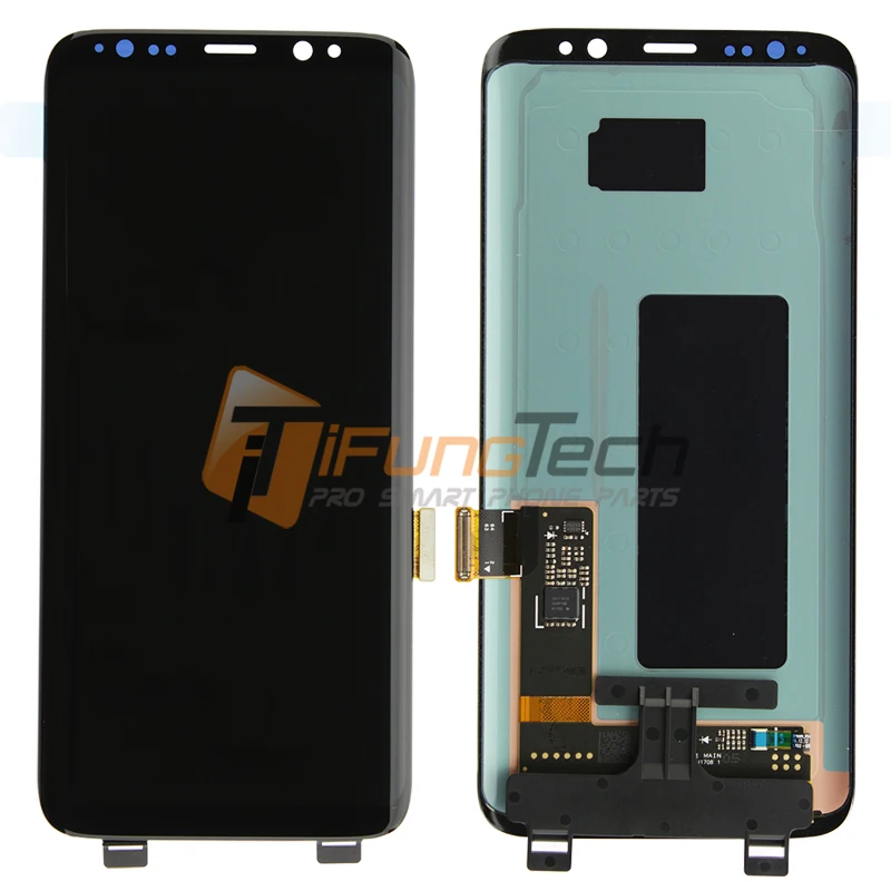 

2017 Newest!!! 5pcs/lot Free DHL Original For Samsung S8 S8 Plus Lcd Screen LCD Display With Touch Assembly Black