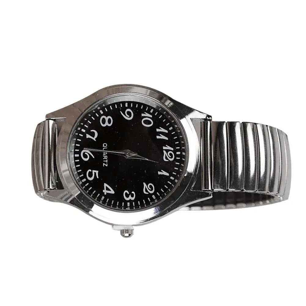 Men Women Business Watches Fashion Alloy Restoring Quartz Perfect Couple Watches Stainless Steel Elastic Strap Band 2